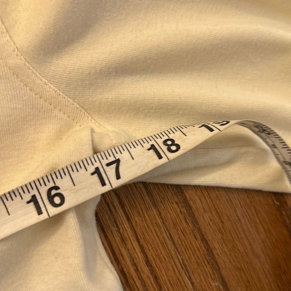 Lauren Ralph Lauren ivory collared polo shirt size m petite - Picture 7 of 9
